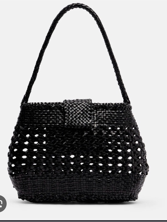 Rixo x Dragon Diffusion Amoria Black Woven Bag